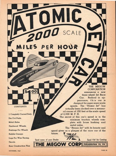 1947 atomic jet - atomic, car